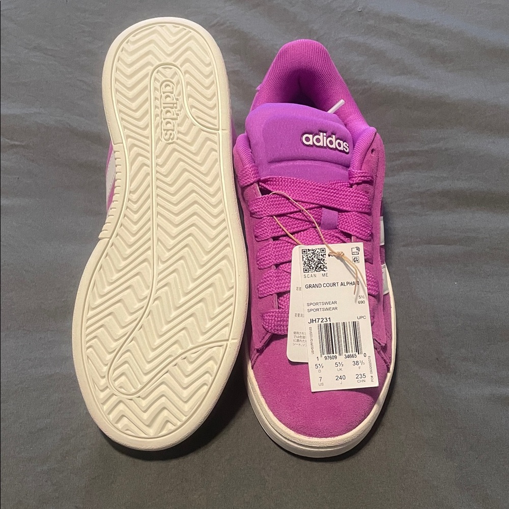 Adidas Grand Alpha Court 0’s - Raspberry - Picture 2 of 3